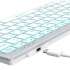 Клавиатура A4TECH Fstyler FX61,  USB, белый [fx61 white]